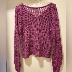 Splendid brand mesh knit sweater